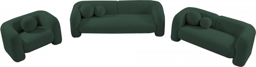 

    
 Order  Contemporary Green Engineered Wood Sofa Meridian Furniture Emory 139Green-S
