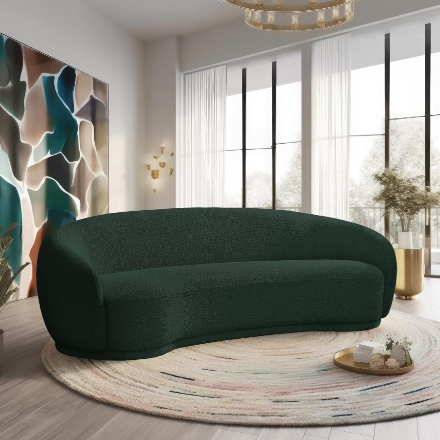 

    
Contemporary Green Engineered Wood Sofa Meridian Furniture Hyde 693Green-S
