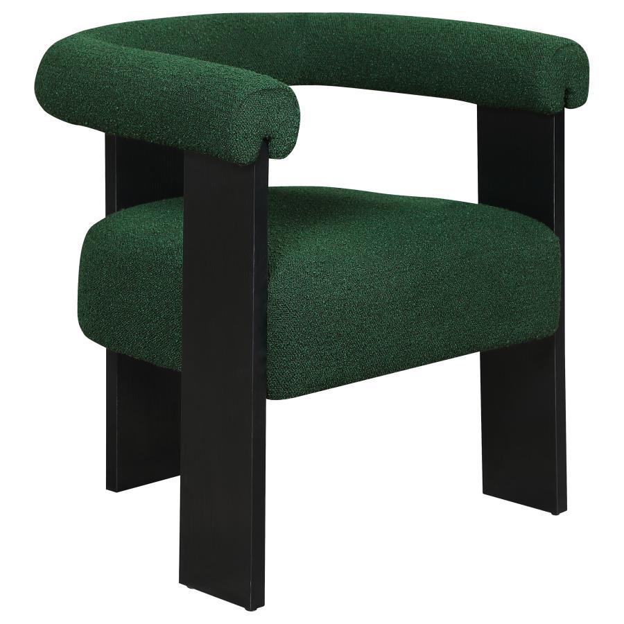 Contemporary, Modern Accent Chair Jenson Accent Chair 903148-C 903148-C in Green, Black 