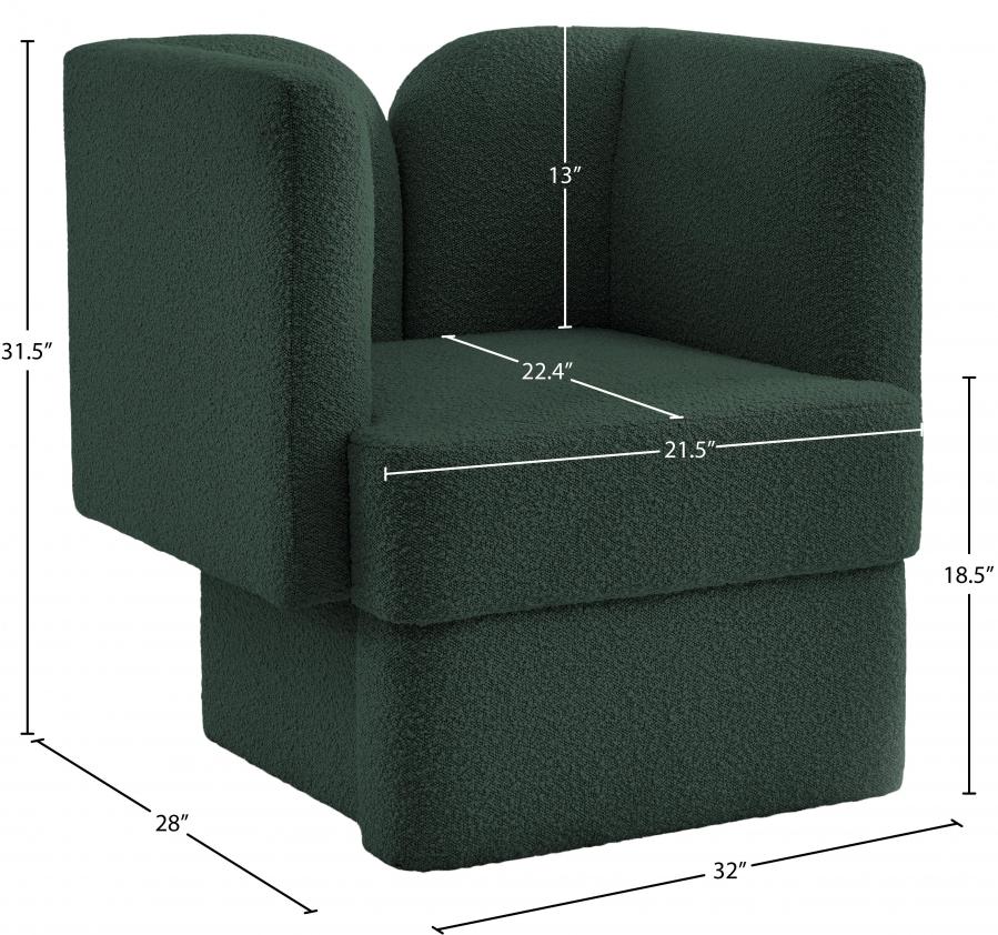 

                    
Buy Contemporary Green Wood Fabric Chair Meridian Furniture Marcel 616Green-C
