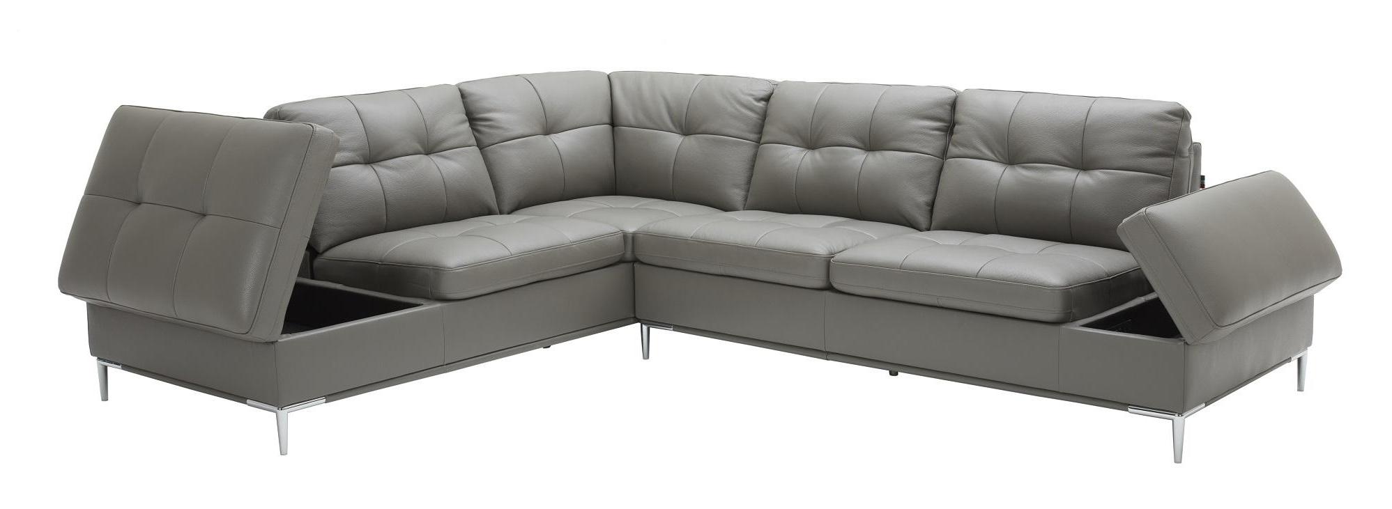 

                    
J&M Furniture Leonardo Sectional Sofa Gray Leather Purchase 
