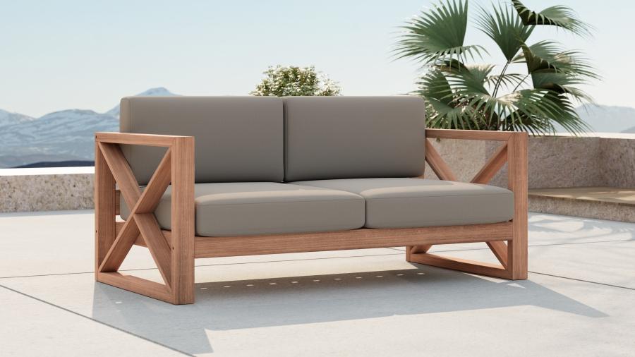 

    
 Photo  Contemporary Grey Wood Fabric Patio Sofa Set-2PCS Meridian Furniture Anguilla 352Grey-S-2PCS
