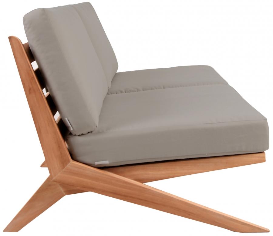 

                    
Buy Contemporary Grey Wood Fabric Patio Sofa Set 2PCS Meridian Furniture Tahiti 351Grey-S-2PCS

