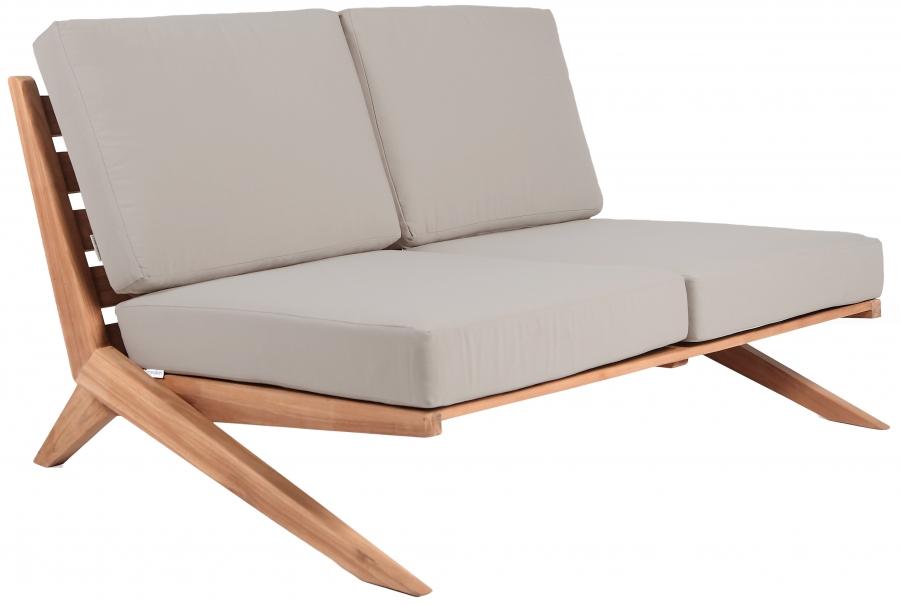 

    
 Photo  Contemporary Grey Wood Fabric Patio Sofa Set 2PCS Meridian Furniture Tahiti 351Grey-S-2PCS
