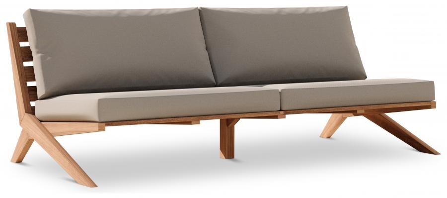 

    
Contemporary Grey Wood Fabric Patio Sofa Set 3PCS Meridian Furniture Tahiti 351Grey-S-3PCS

