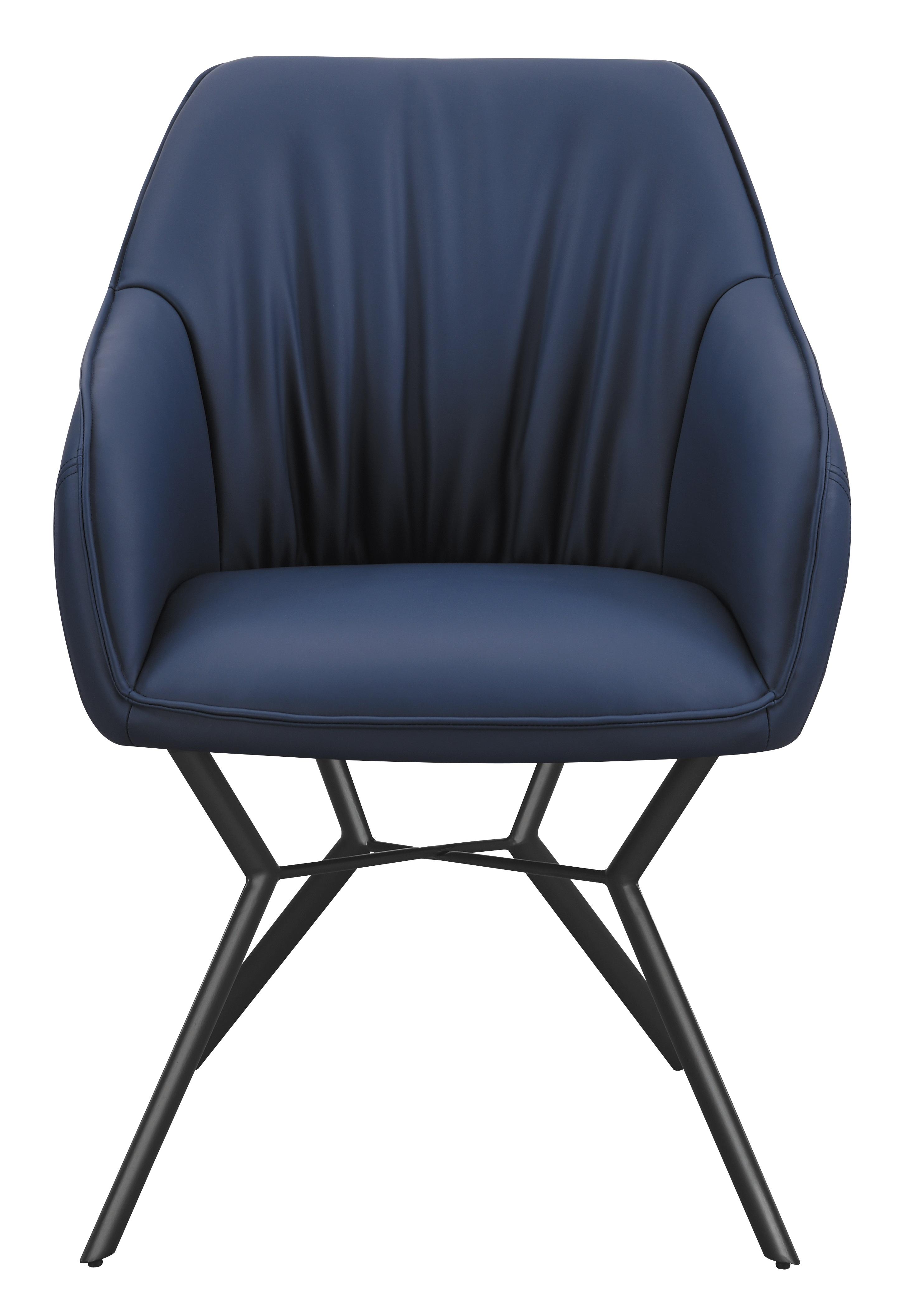 

    
Contemporary Gunmetal & Blue Leatherette Side Chair Set 2pcs Coaster 193722 Mayer
