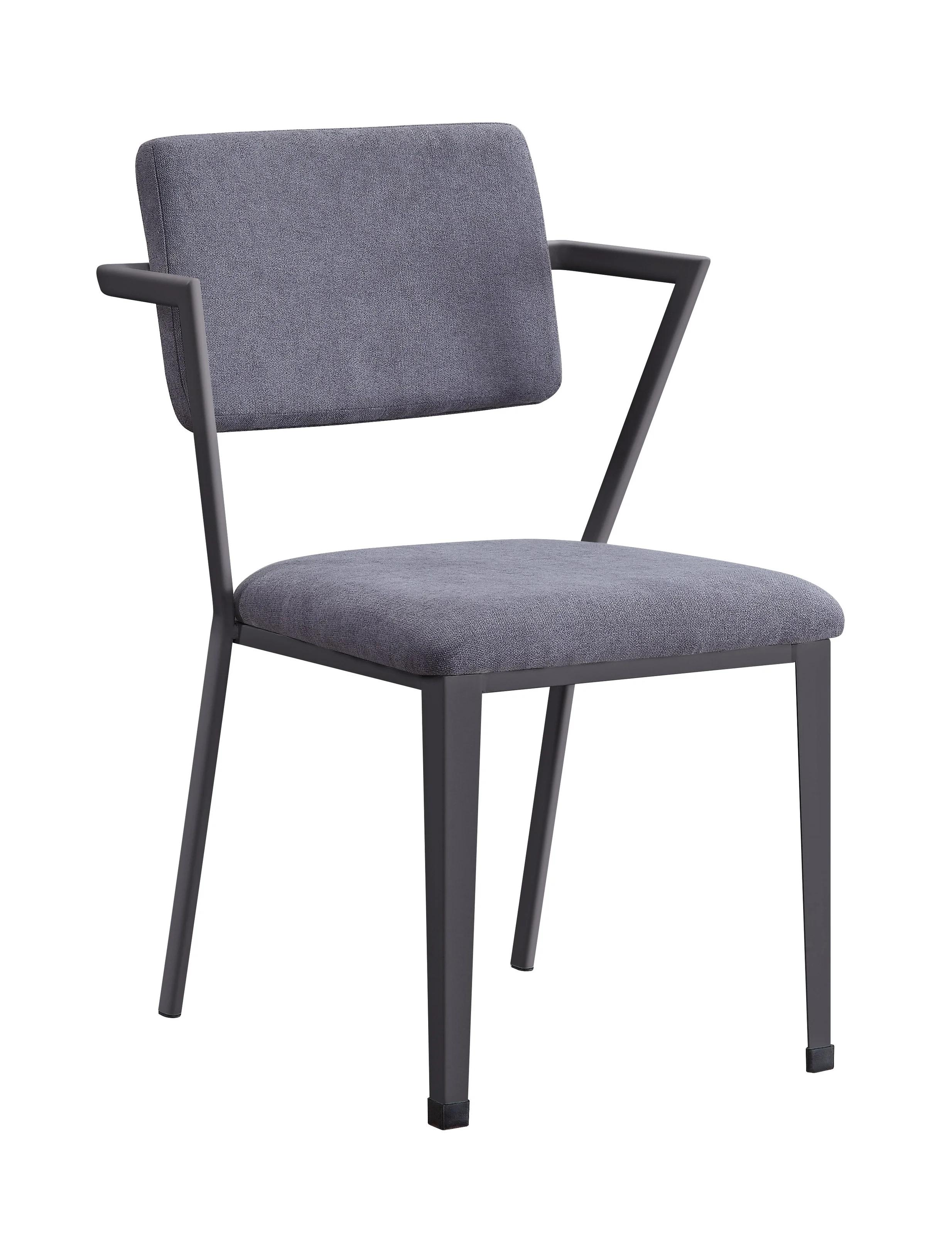 

    
Contemporary Gunmetal Chair by Acme Cargo 37898
