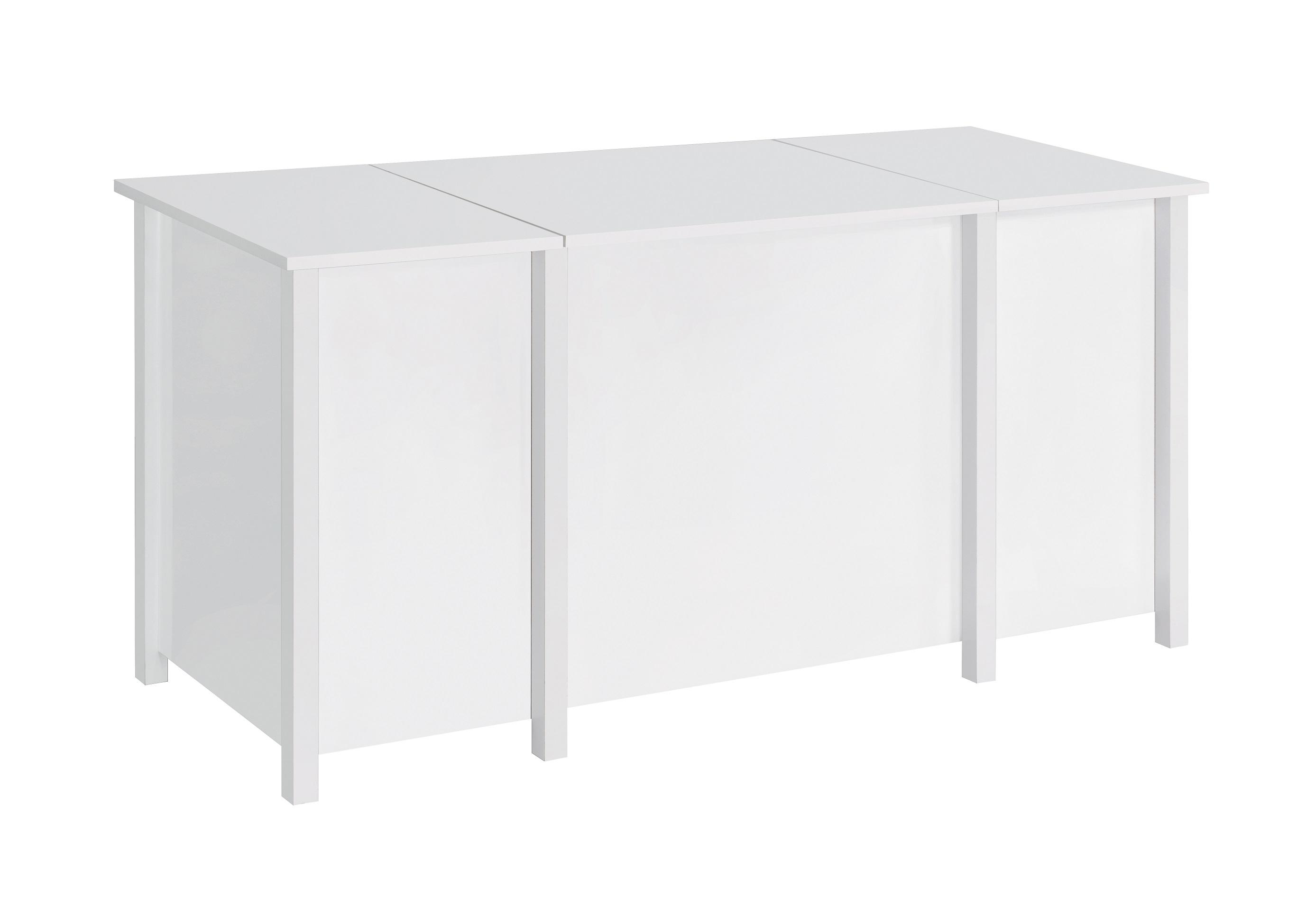 

    
801573-S2 Contemporary High Gloss White Wood Office Desk 2pcs Coaster 801573-S2 Dylan
