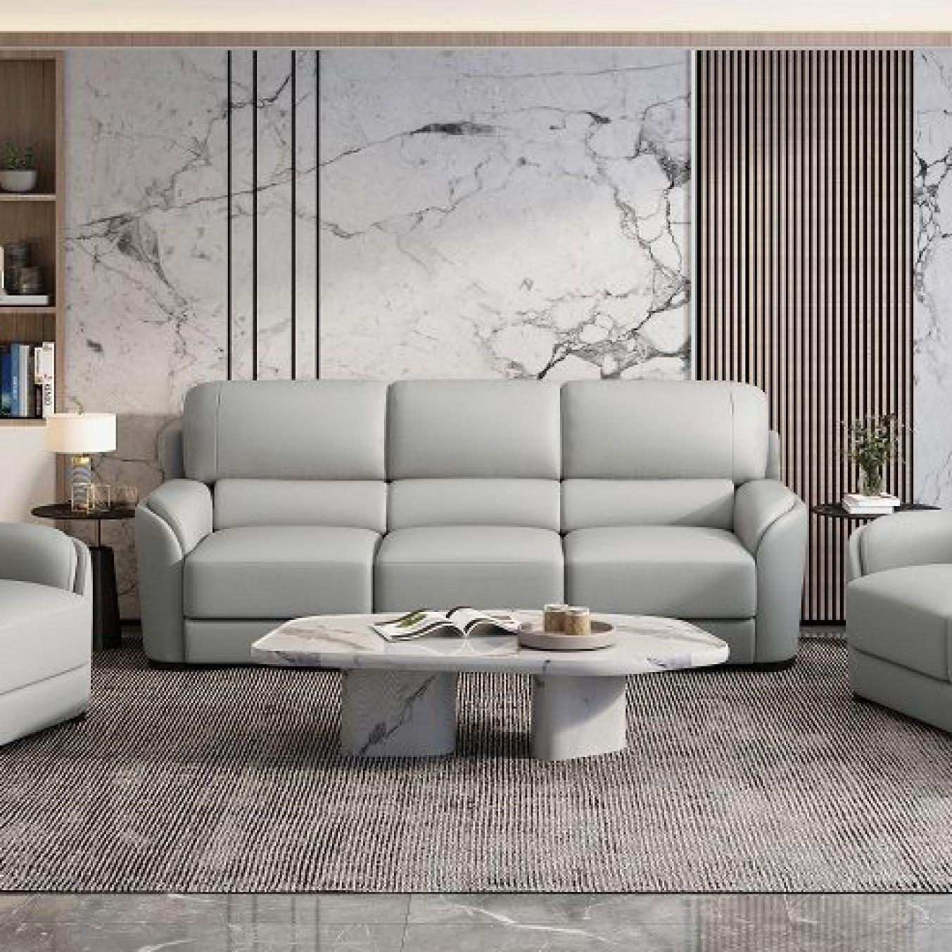 

    
Contemporary Ice Gray Wood Sofa Acme Edrice LV02200-S
