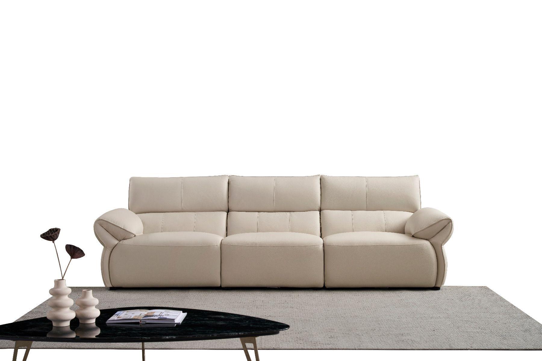 

    
Ivory Extra Long Top Grain Leather Sofa Set EK-D833-IV-4S American Eagle
