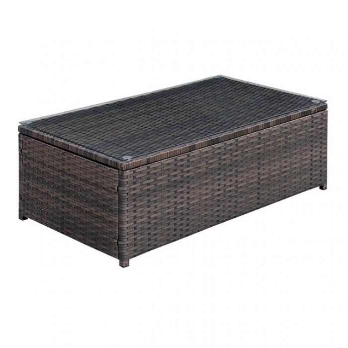 

    
Contemporary Ivory & Light Gray Wicker U-Sectional Sofa w/ Coffee Table Furniture of America CM-OS2128-SET3 Somani
