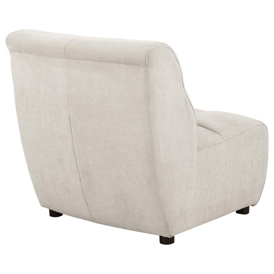 

    
Contemporary Ivory Wood Armless Chair Coaster Charlotte 551300AC
