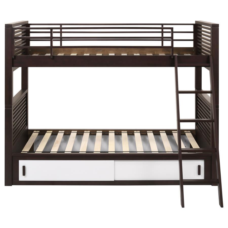 

                    
Coaster 400736T Oliver Bunk Bed Java  Purchase 
