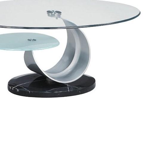 

    
Contemporary Length Glass Top Coffee Table with Under Shelf T161C Global United
