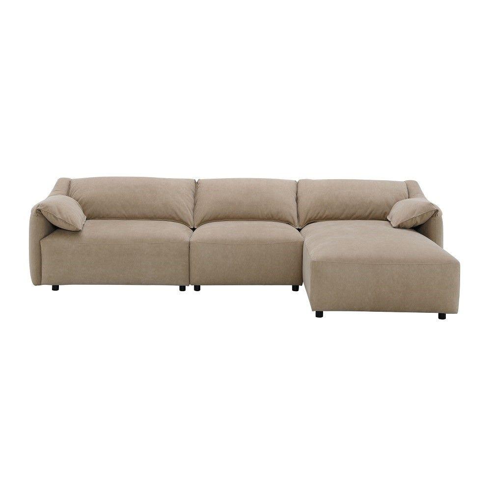 

        
Acme Furniture Veata Sectional Sofa LV03090 Sectional Sofa Light Brown Velvet 65125919198499
