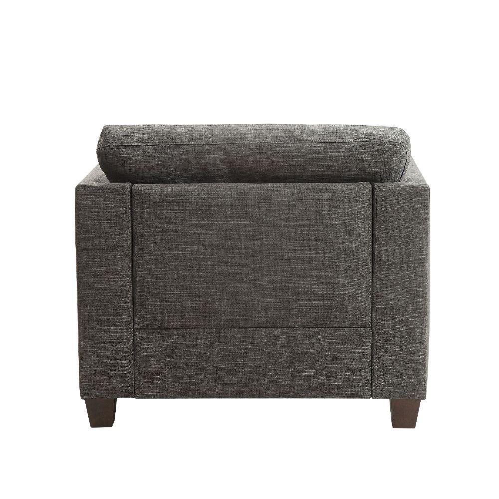 

    
Contemporary Light Charcoal Linen Chair by Acme Laurissa 52407

