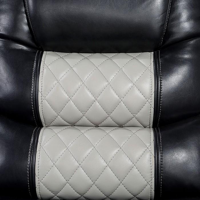 

                    
Buy Contemporary Light Gray & Black Leatherette Recliner Sofa Set 3pcs Furniture of America Leipzig
