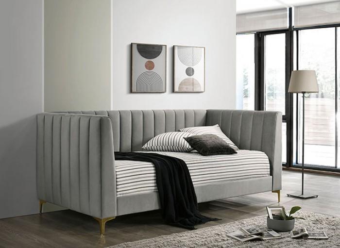 Contemporary Daybed CM1930LG Neoma CM1930LG in Light Gray 