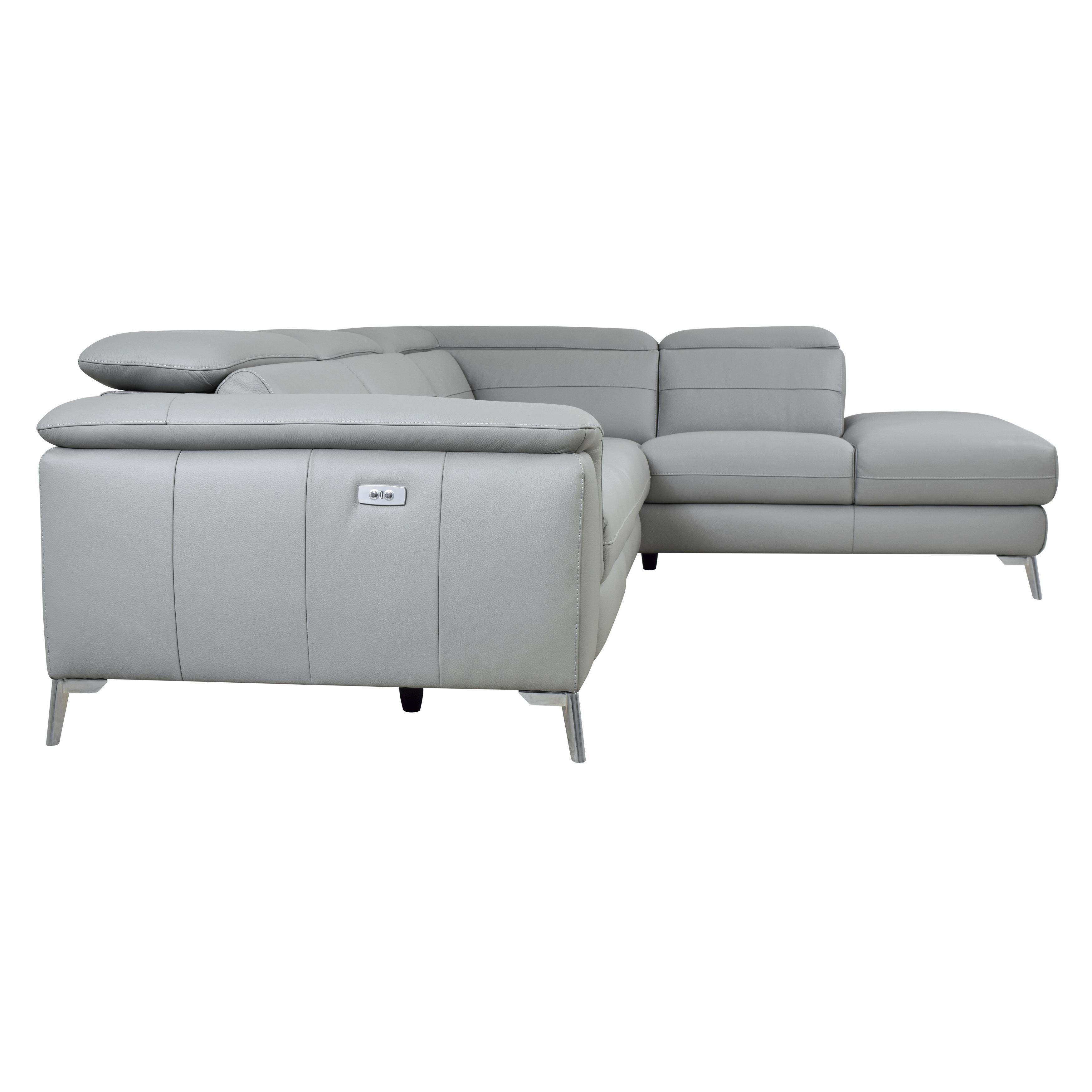 

    
8256GY* Contemporary Light Gray Leather 2-Piece Sectional Homelegance 8256GY* Cinque
