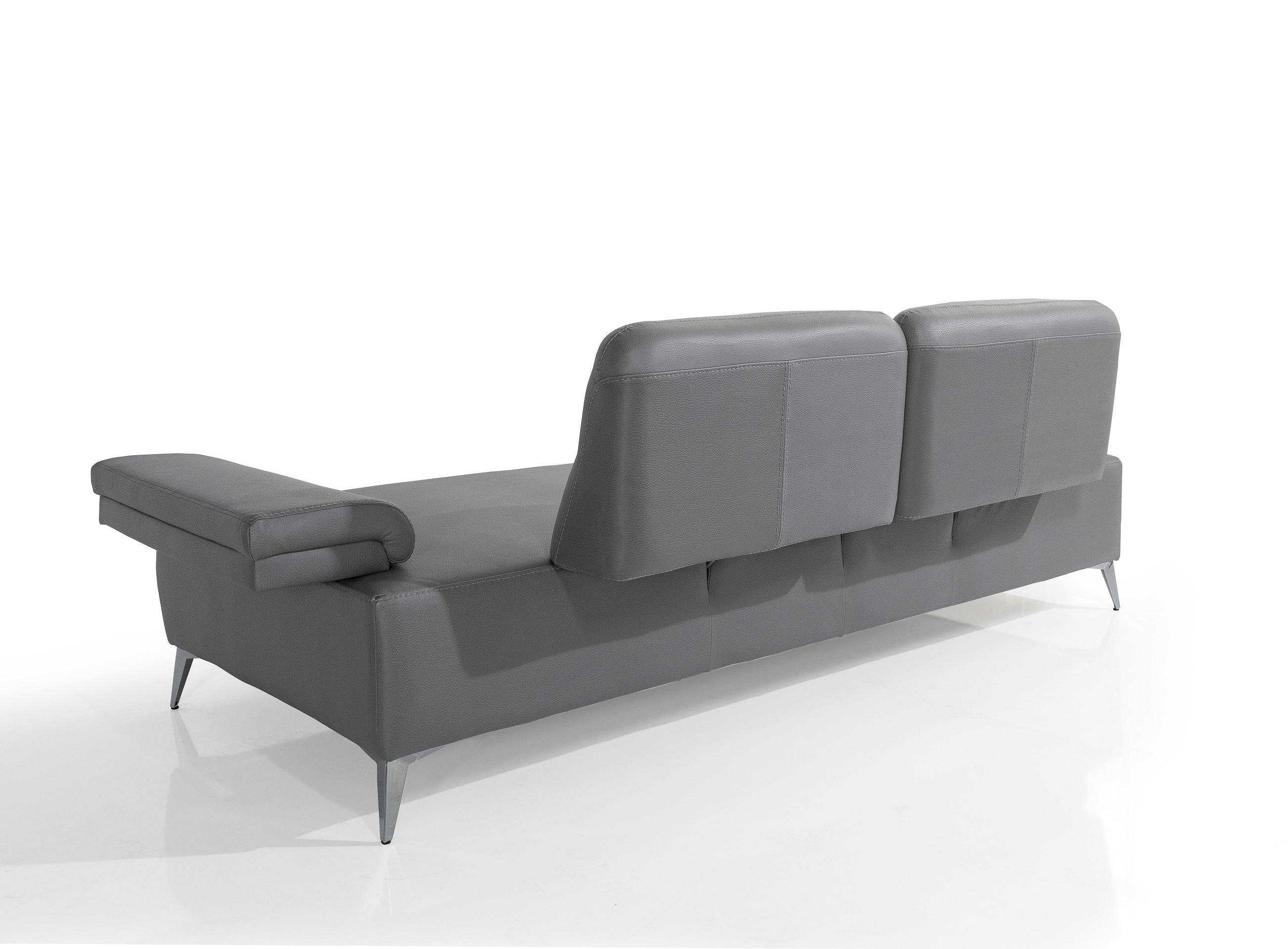 

    
Contemporary Light Gray Nubuck Leather Sofa WhiteLine SO1759-LGRY Ruslan
