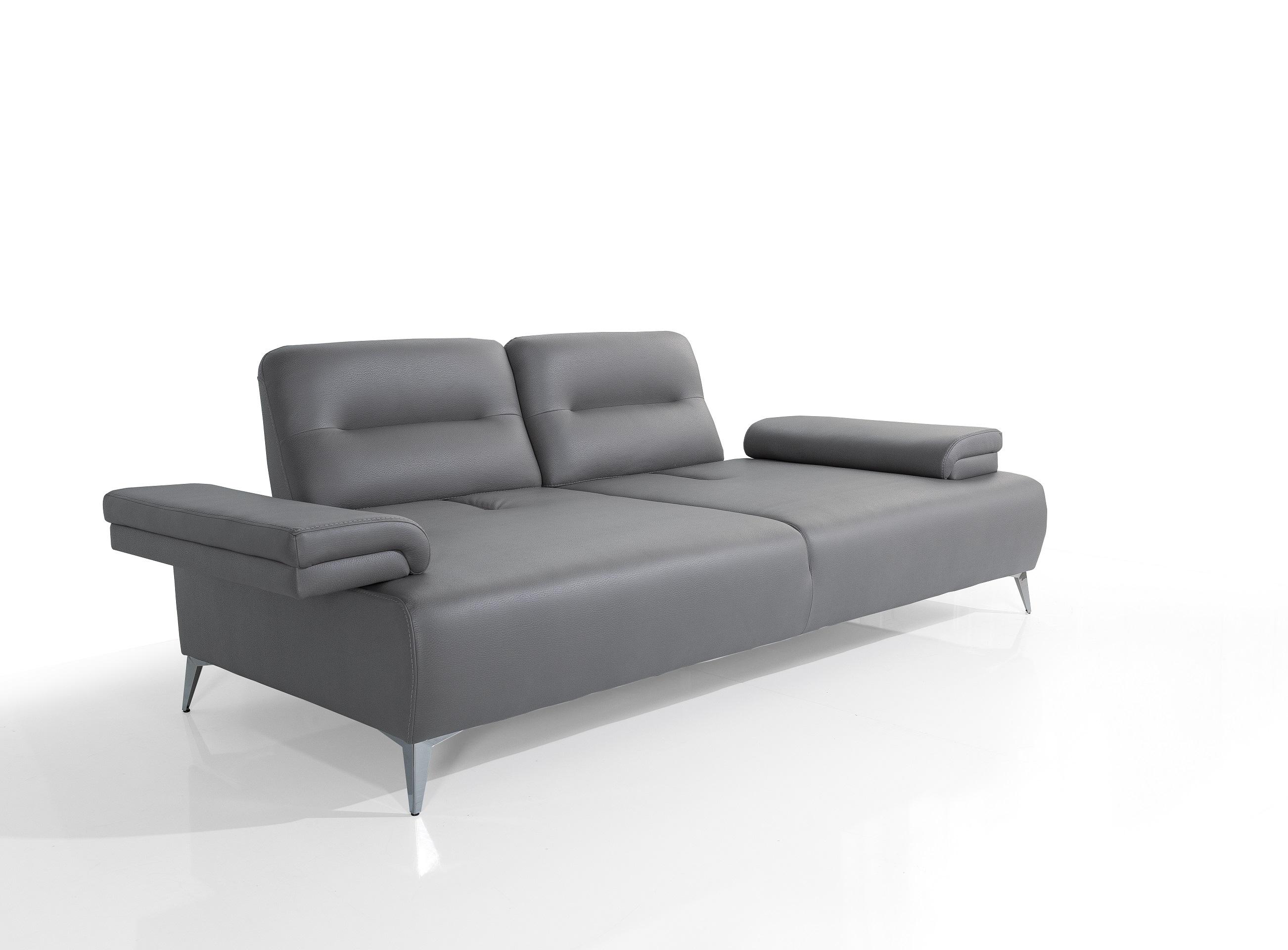 

    
Contemporary Light Gray Nubuck Leather Sofa WhiteLine SO1759-LGRY Ruslan
