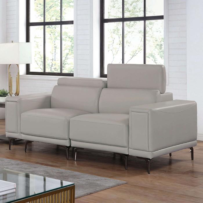 

    
Contemporary Light Gray Solid Wood Sectional Loveseat Furniture of America Brekstad FOA6476LG-LV-L
