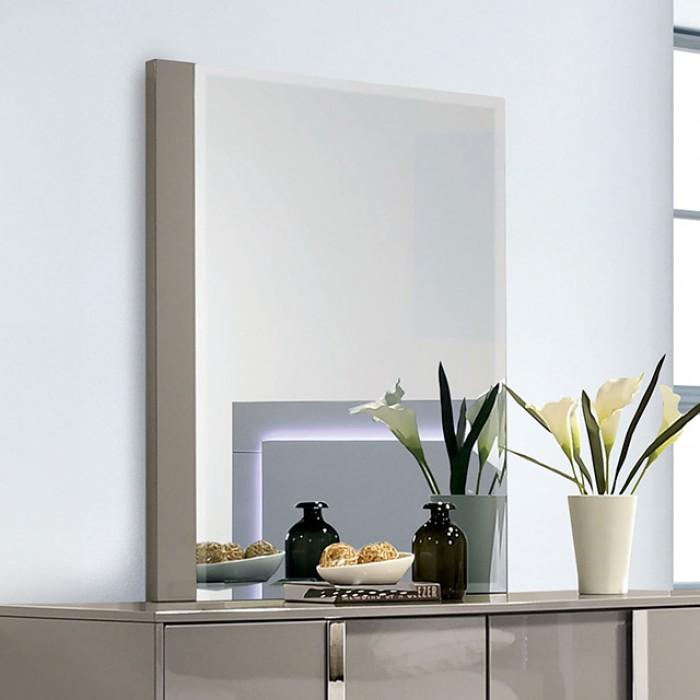 

    
Contemporary Light Taupe Engineered Wood Dresser With Mirror Set 2PCS Furniture of America Sinistra FM7211BG-D-2PCS

