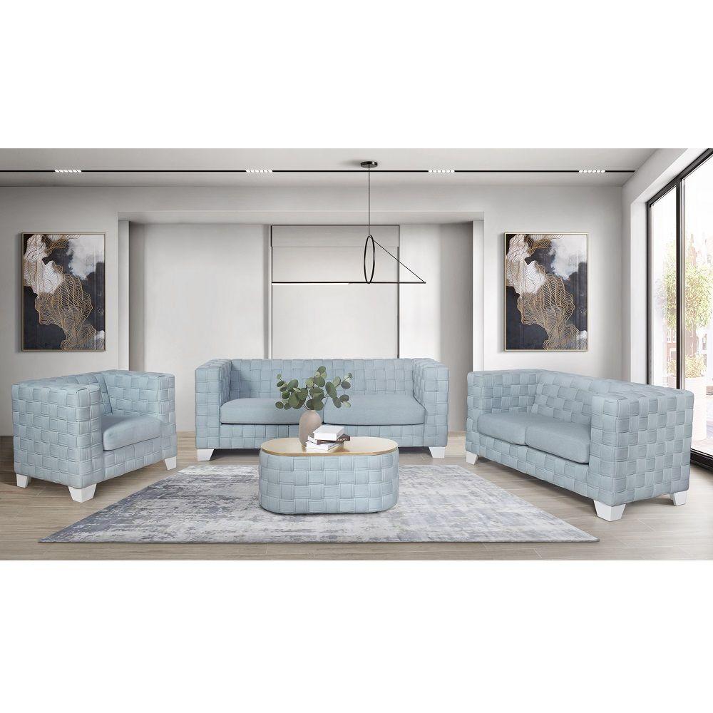 

    
Contemporary Light Teal Wood Living Room Set 3PCS Acme Saree LV02346-S-3PCS
