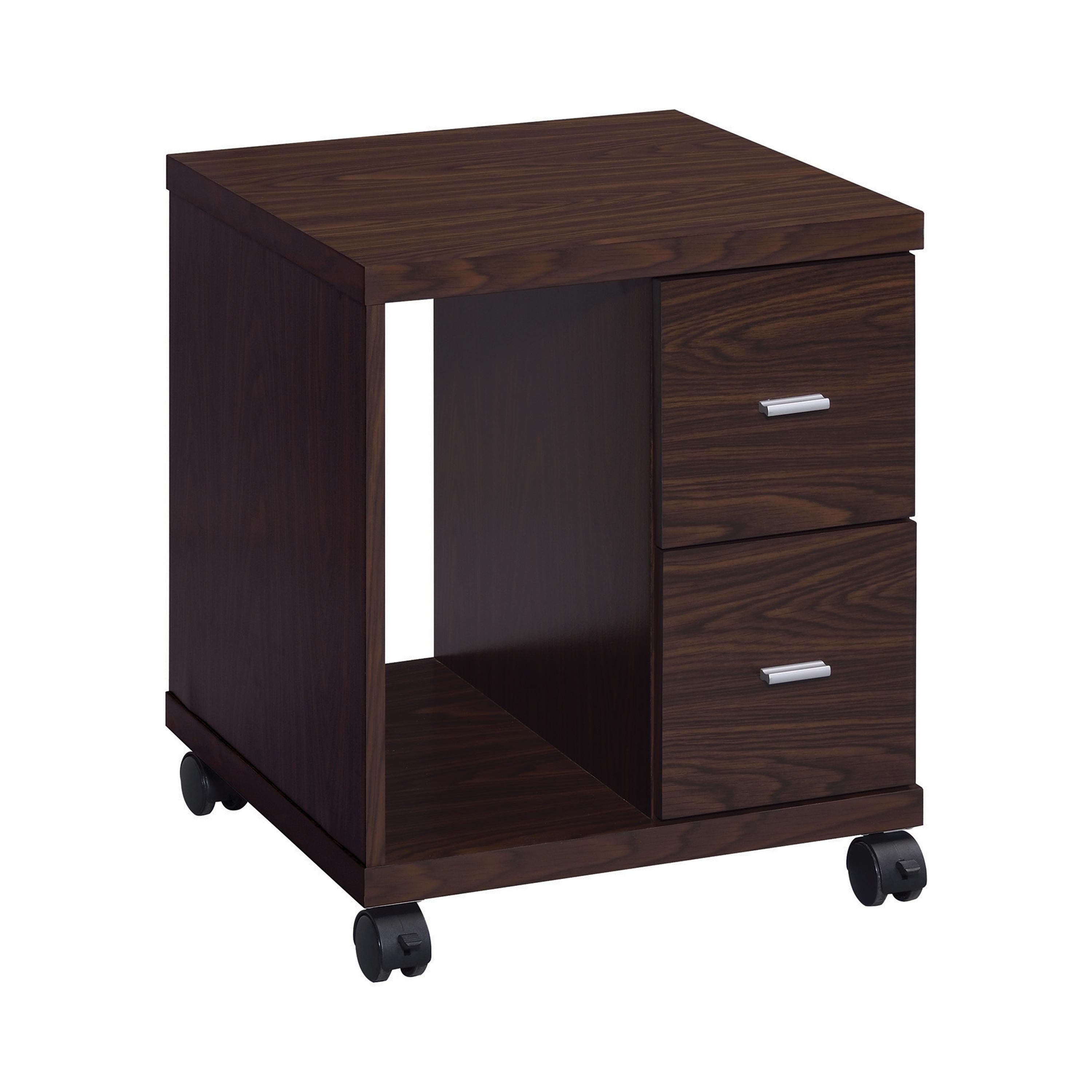 

    
 Shop  Contemporary Medium Oak Finish Wood Computer Desk Set 2pcs Coaster 800831-S2 Russell
