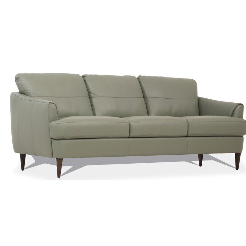 

    
Contemporary Moss Green Leather Sofa + Loveseat by Acme Helena 54570-2pcs
