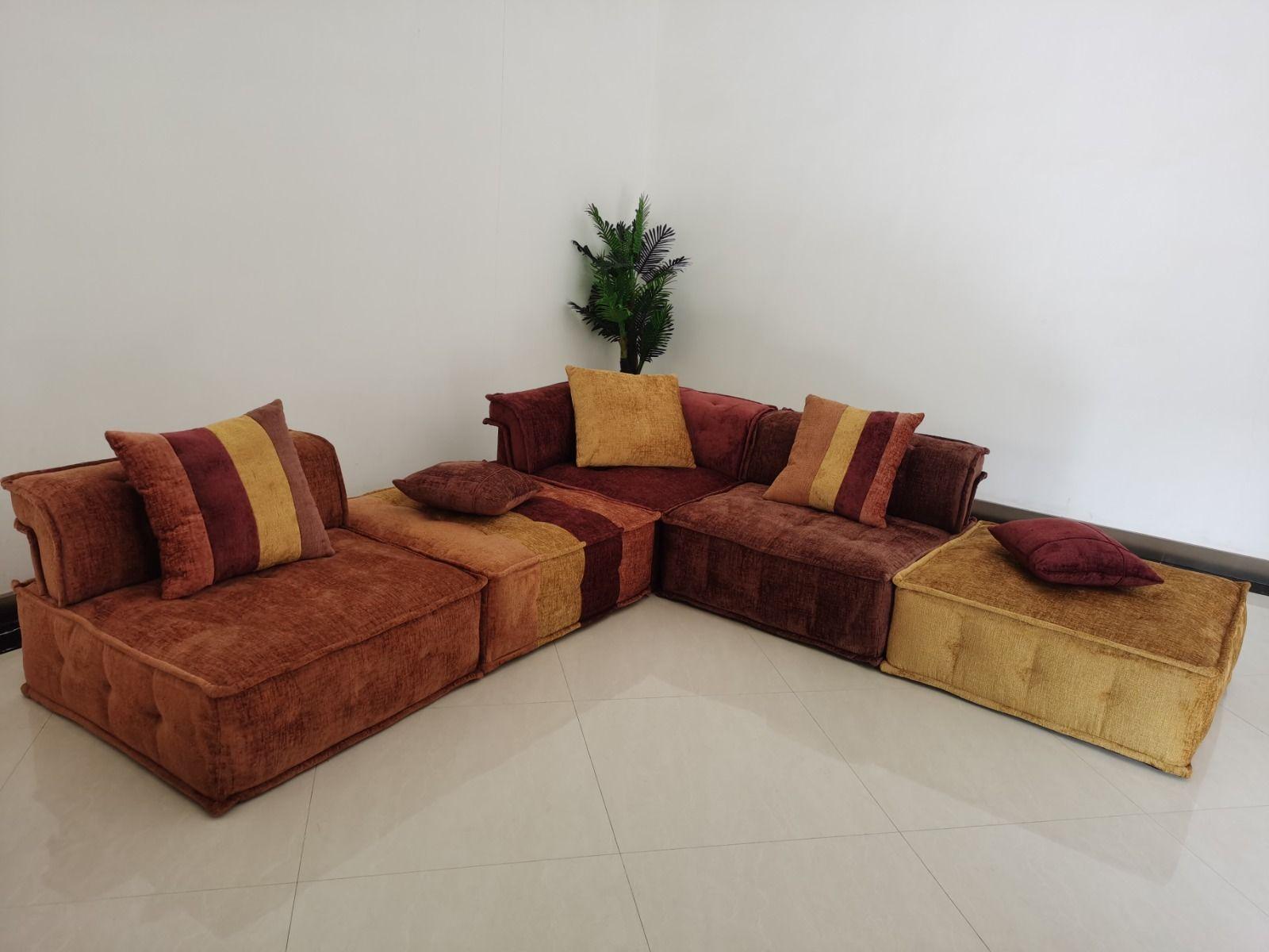 

    
Contemporary Multicolor Red Orange Yellow Fabric Modular Sectional Sofa VIG Divani Casa Dubai
