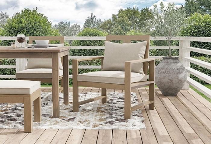 

    
Furniture of America Bordeaux Outdoor Arm Chair Set 2PCS GM-2019-2PK Outdoor Chair Set Natural/Beige GM-2019-2PK
