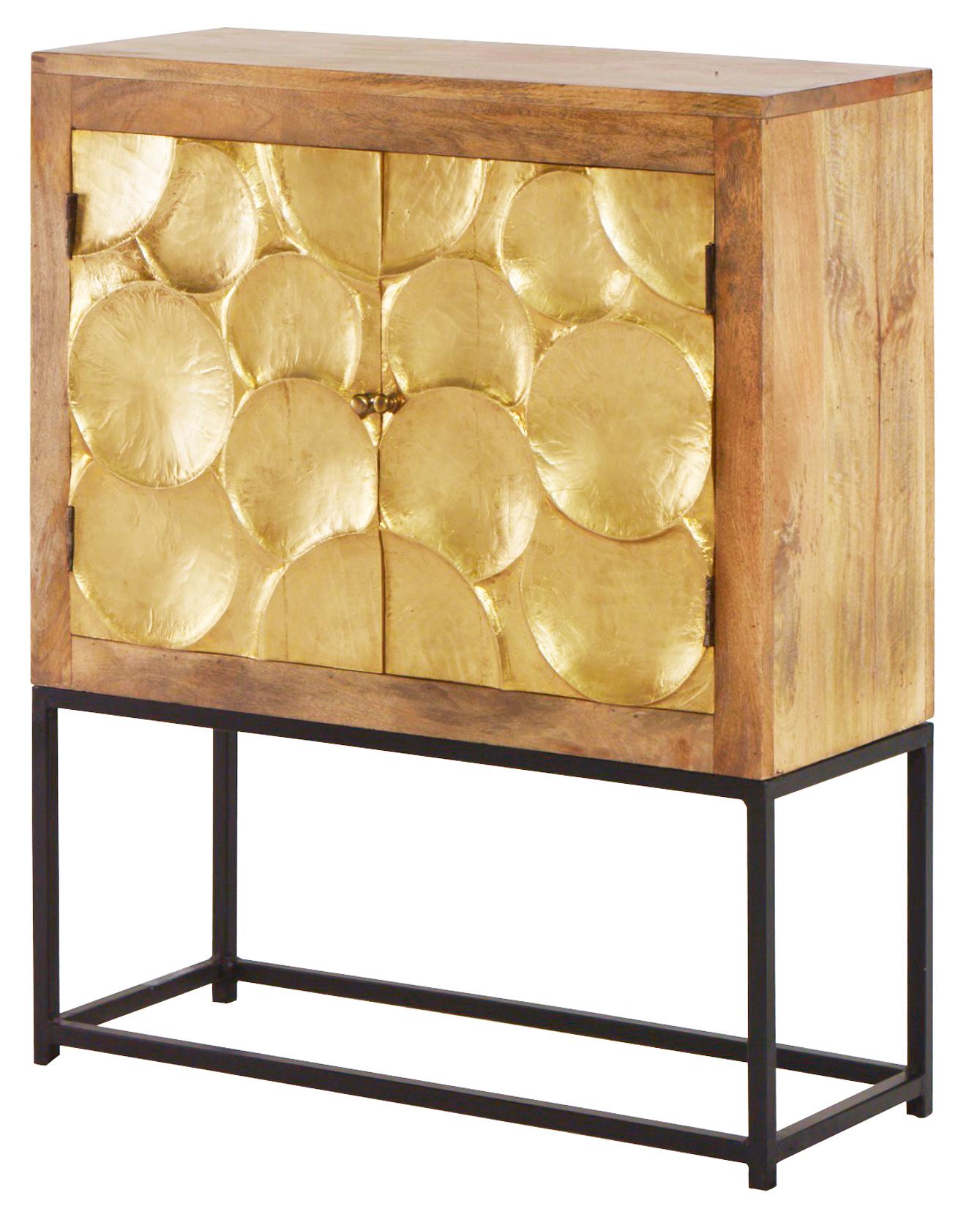 

    
Contemporary Natural & Brass Solid Mango Cabinet JAIPUR HOME UCS-6825 Capiz Refinement
