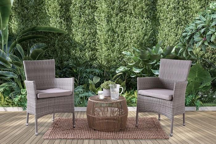 

    
Contemporary Natural/Gray Steel Patio Conversation Set 3PCS Furniture of America Galina FM80003NT-3PC-06GY

