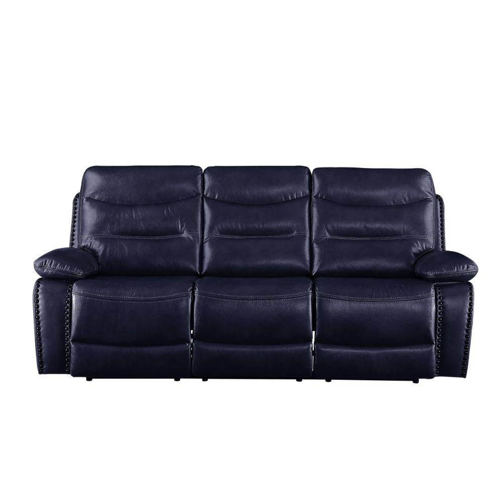 

                    
Acme Furniture Aashi Sofa Loveseat and Chair Set Navy Leather-Gel Match Purchase 

