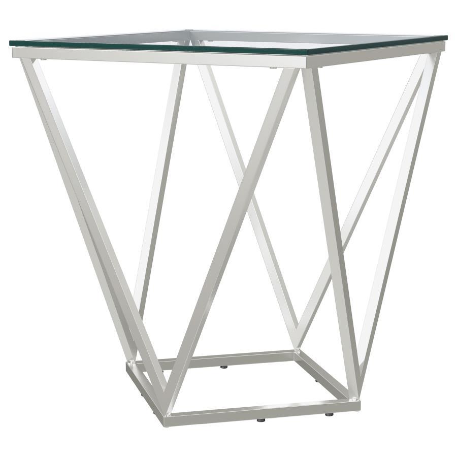 Contemporary, Modern End Table Brittania End Table 709737-ET 709737-ET in Gray 
