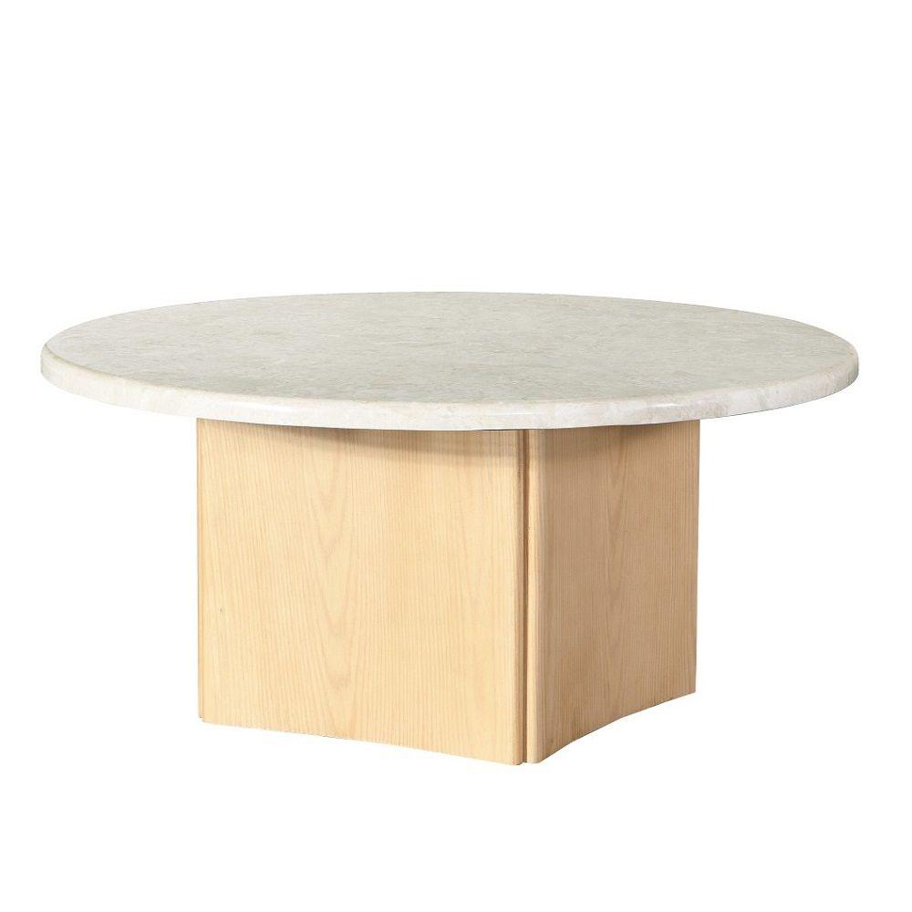 

    
Acme Furniture Qwin Round End Table LV03005 End Table Oak/Marble LV03005
