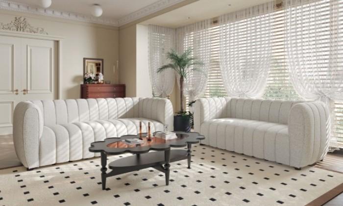   Aversa Living Room Set 2PCSFM61002WH-SF-S-2PCS  