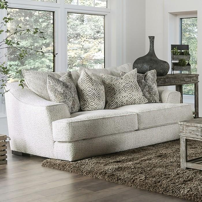 

    
Contemporary Off-White Solid Wood Loveseat Furniture of America Moorpark SM6092-LV-L
