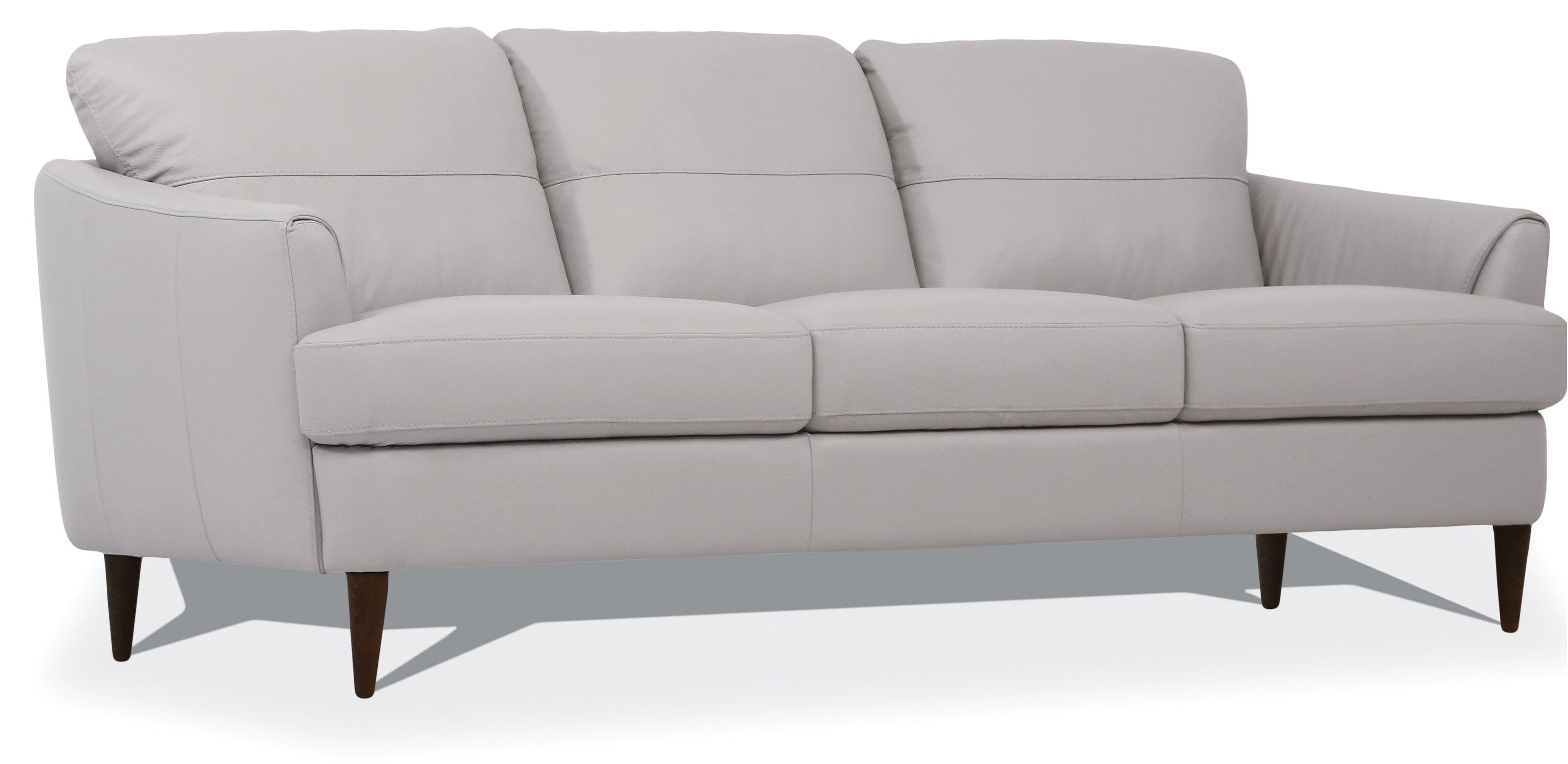 Contemporary Sofa Helena 54575 in Pearl Leather