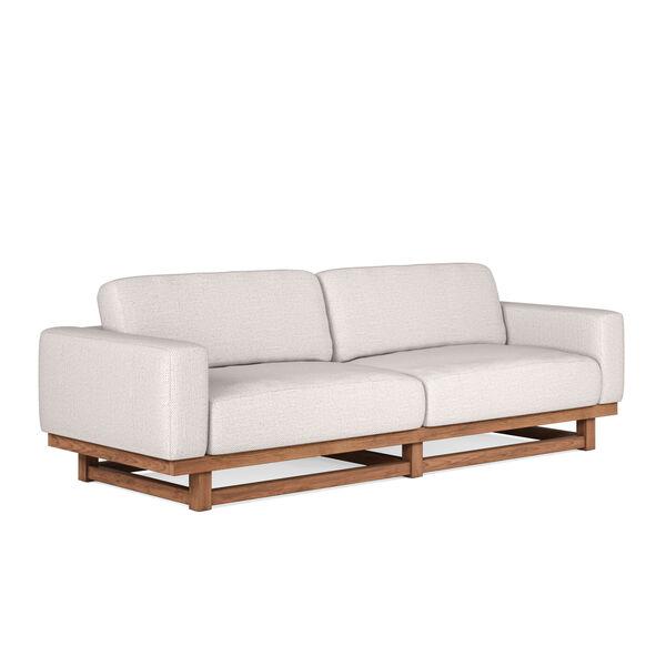 

    
Contemporary Pearl White Wood Sofa A.R.T. Furniture Floating Track 758521-5062FX
