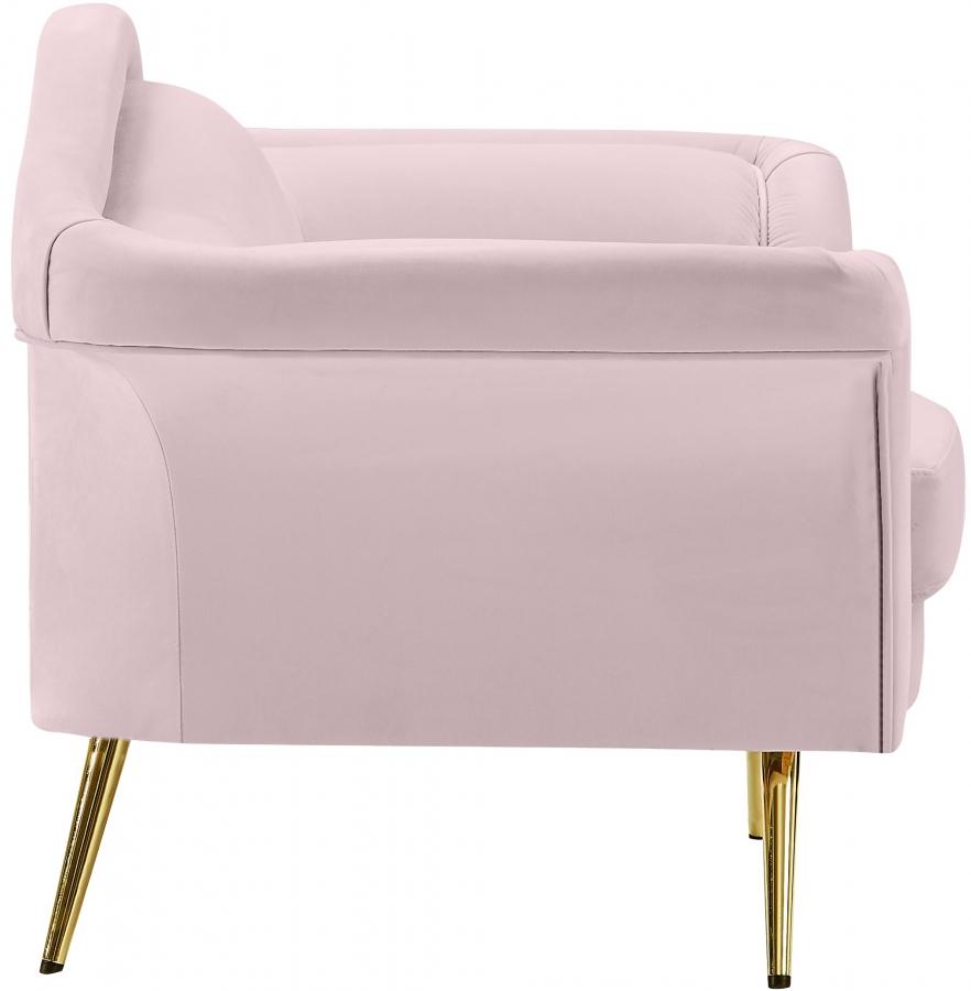

        
Meridian Furniture Lips Living Room Set 3PCS 607Pink-S-3PCS Living Room Set Pink Soft Velvet 53652654984987
