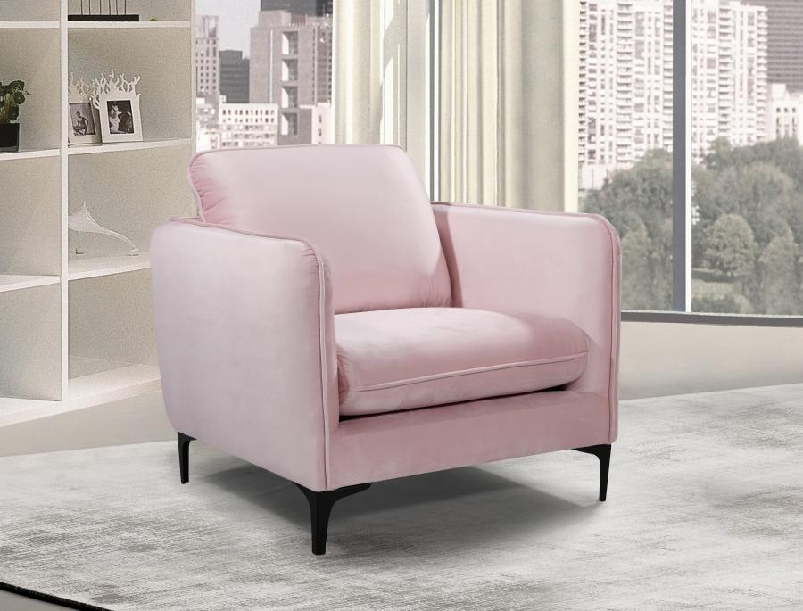

                    
Meridian Furniture Poppy Living Room Set 3PCS 690Pink-S-3PCS Living Room Set Pink Velvet Purchase 
