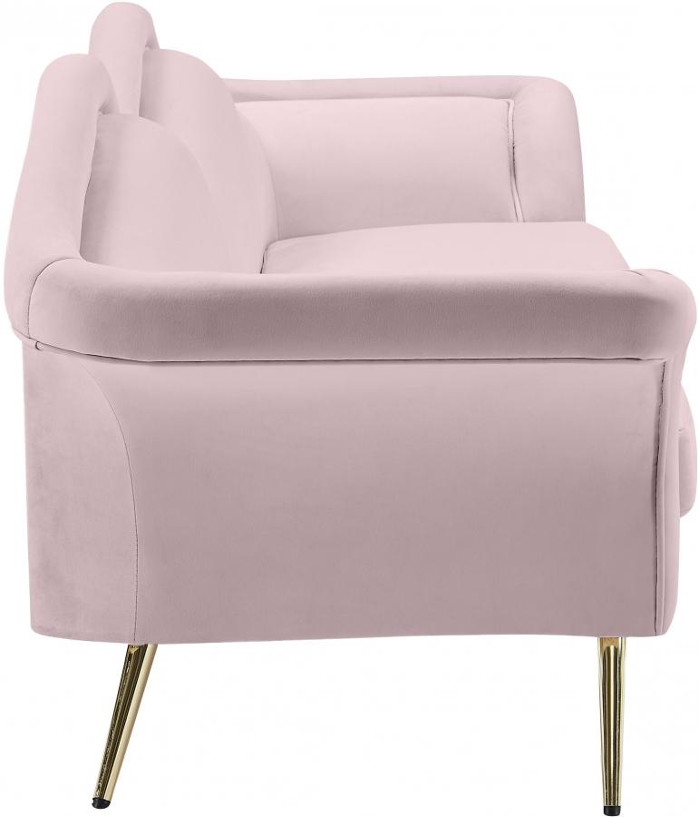 

    
607Pink-S Contemporary Pink Engineered Wood Sofa Meridian Furniture Lips 607Pink-S
