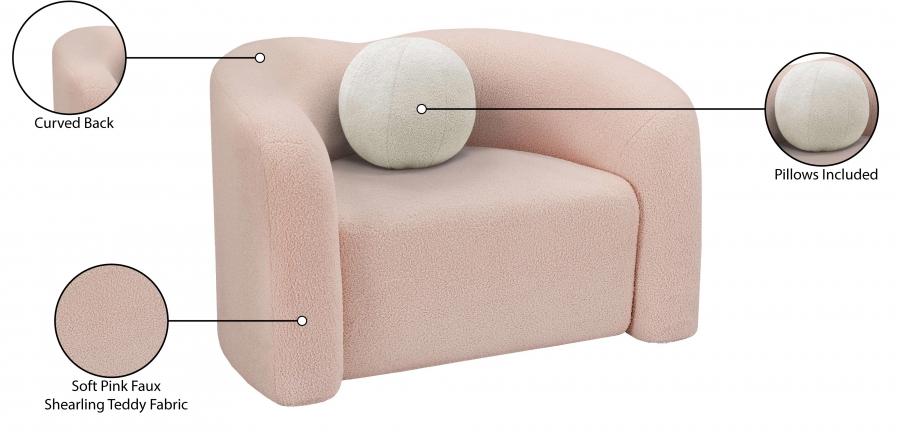 

    
186Pink-C Contemporary Pink Eucalyptus Wood Chair Meridian Furniture Kali 186Pink-C

