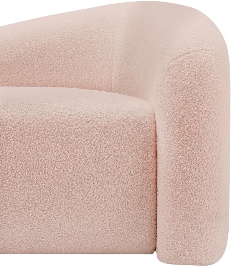 Contemporary Sofa Kali Sofa 186Pink-S 186Pink-S in Pink Fabric