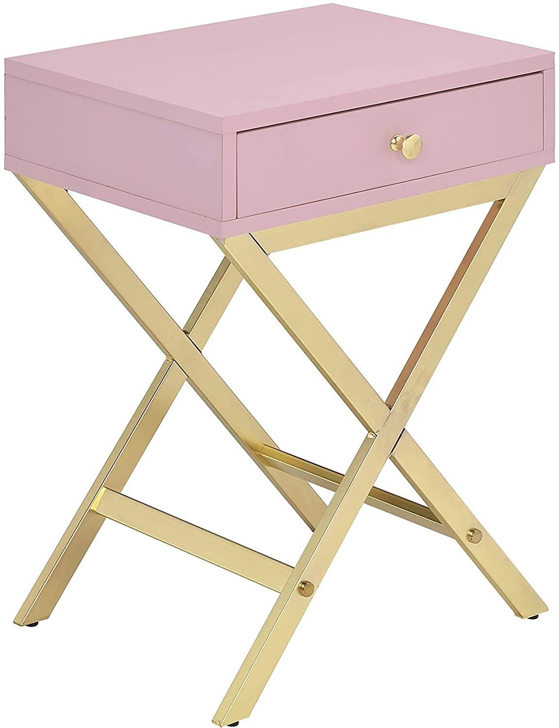 

                    
Acme Furniture 92612 Coleen Writing Desk with Accent Table Pink  Purchase 
