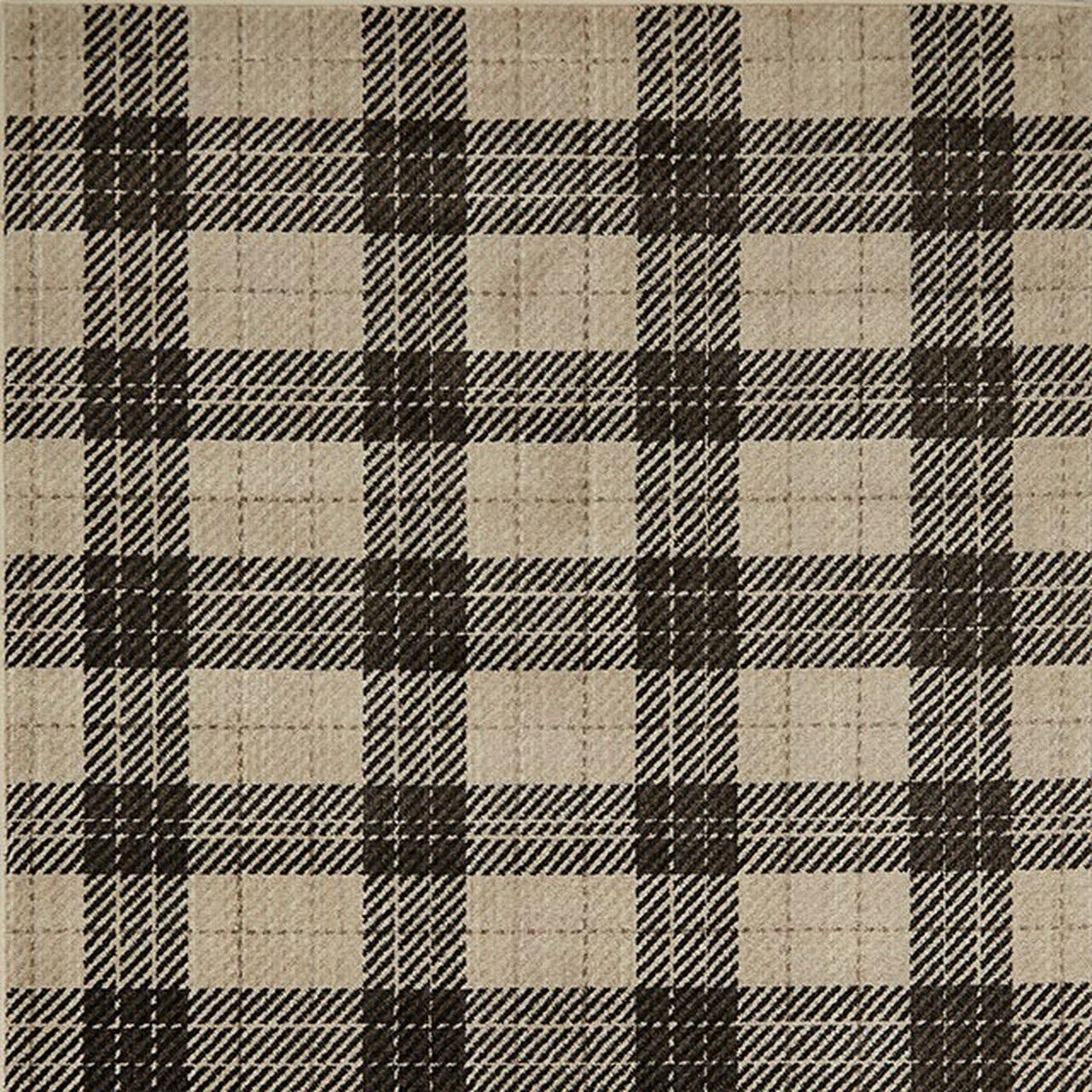 

    
Contemporary Plaid Charcoal Polyester 5'3"x7'6" Area Rug Furniture of America RG8184-S Kendrick
