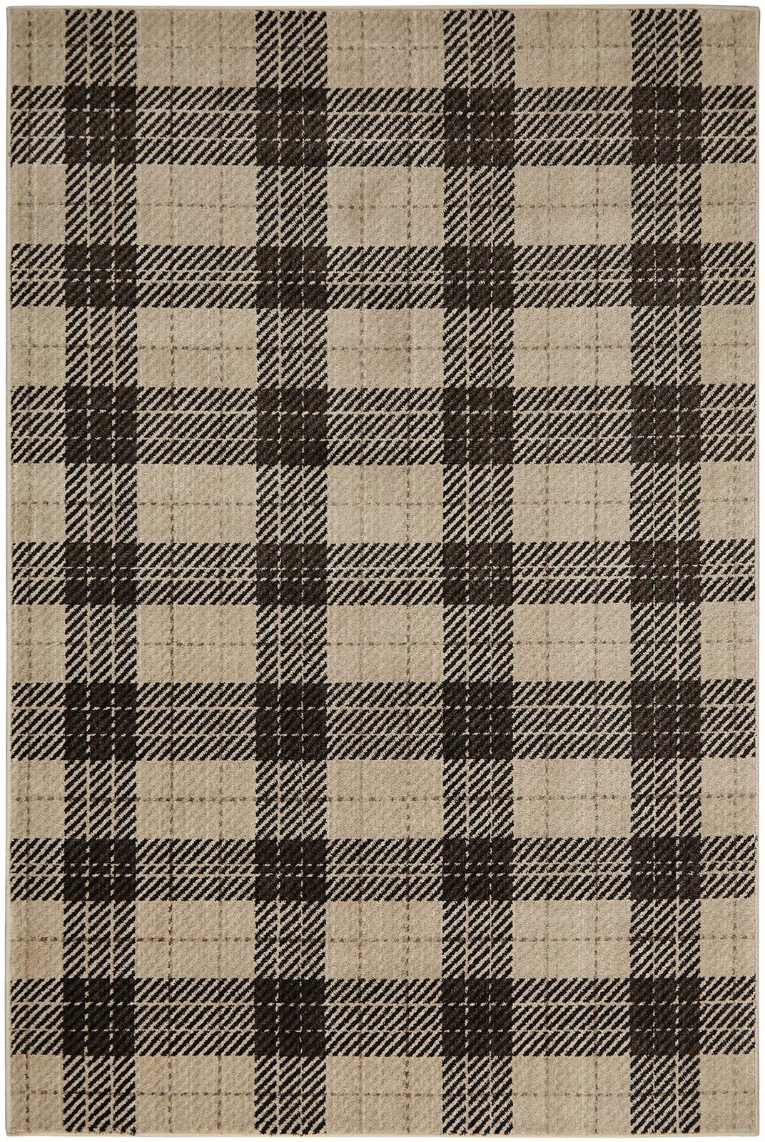 

    
Contemporary Plaid Charcoal Polyester 5'3"x7'6" Area Rug Furniture of America RG8184-S Kendrick
