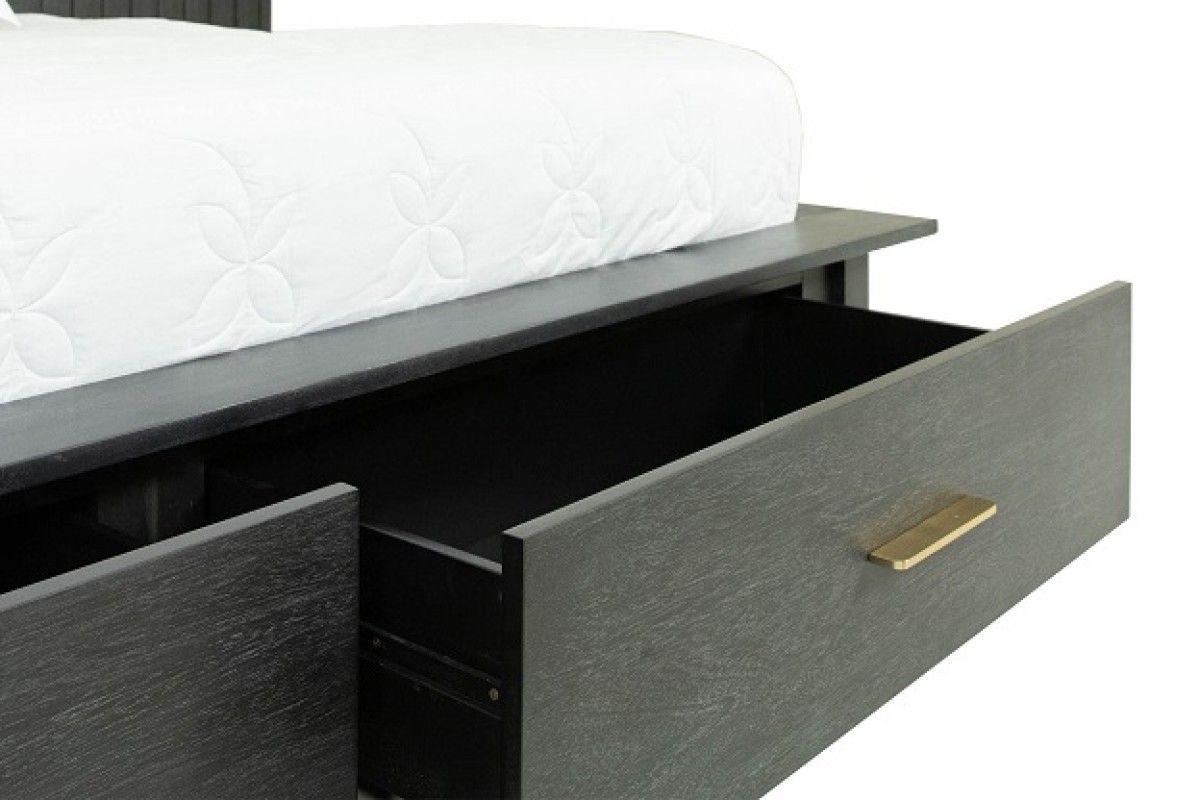 

    
VGWD-HLF2-BED-K Contemporary King Platform Dark Grey Bed w/ Drawers by VIG Modrest Manchester
